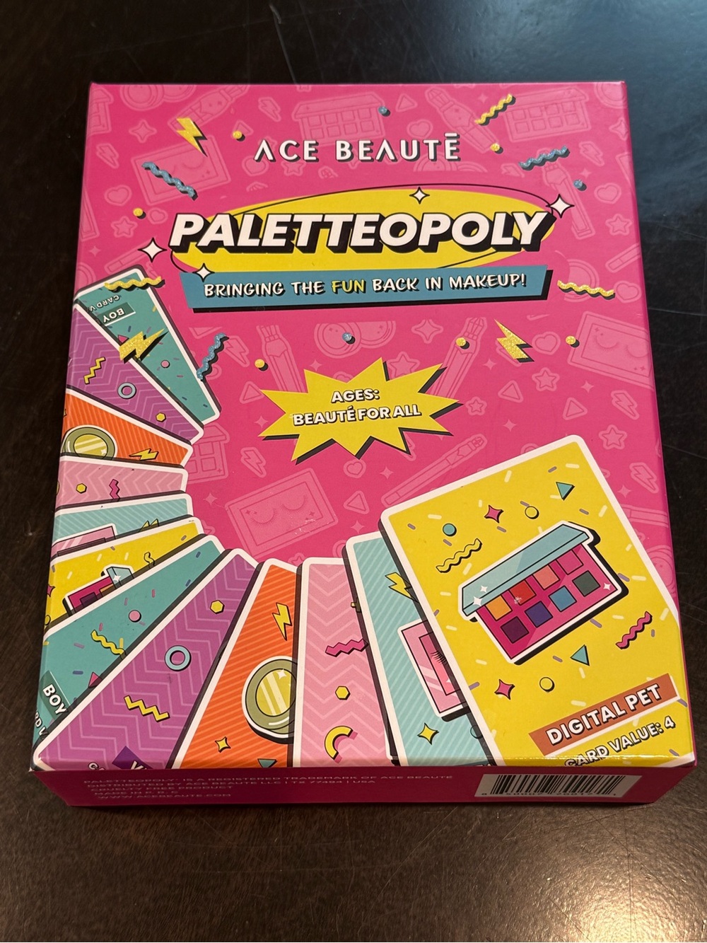 Ace Beaute Paletteopoly Eyeshadow Palette Game!
